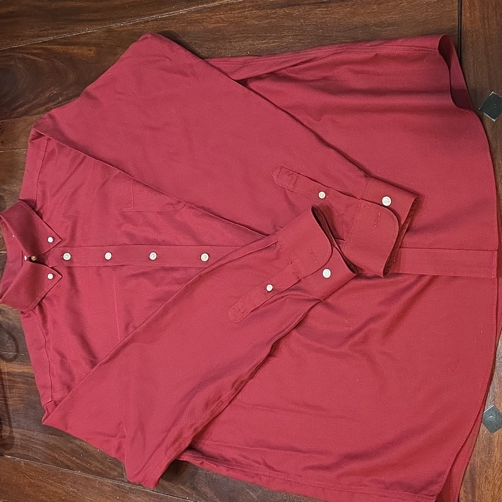 Roundtree & Yorke Burgundy Shirt LT